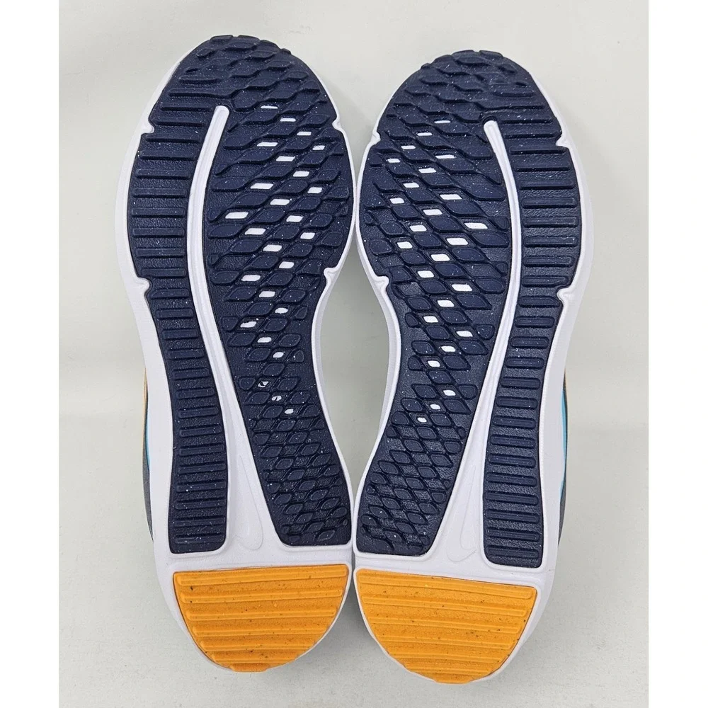 Nike Cosmic Runner Sneakers Midnight Navy/Orange Peel Boys Size 4Y HM4402-4, NEW